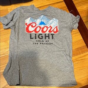 Coors Light Gray Short Sleeve Tee